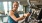 a woman working out in a gym